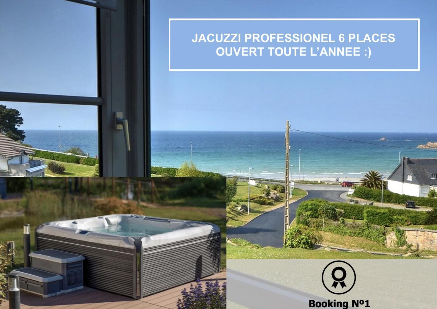 Jacuzzi Professionel Les Pieds Dans L'Eau Plage A 50 M Trevou-Treguignec Ngoại thất bức ảnh